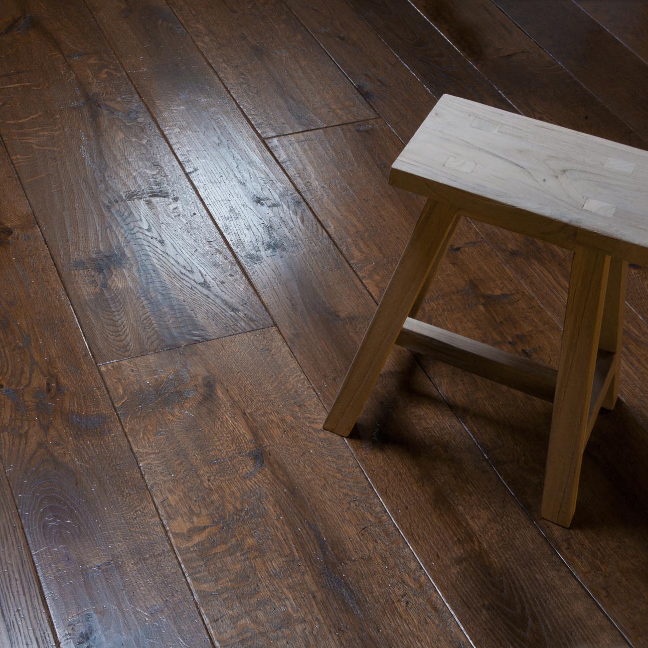 rich tudor alternative to reclaimed oak flooring